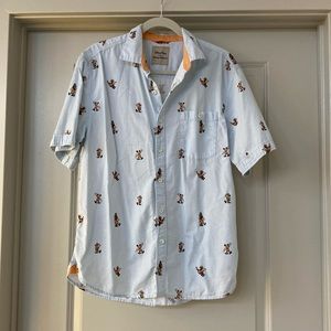 Disney Tommy Bahama Short Sleeve Button Up Shirt